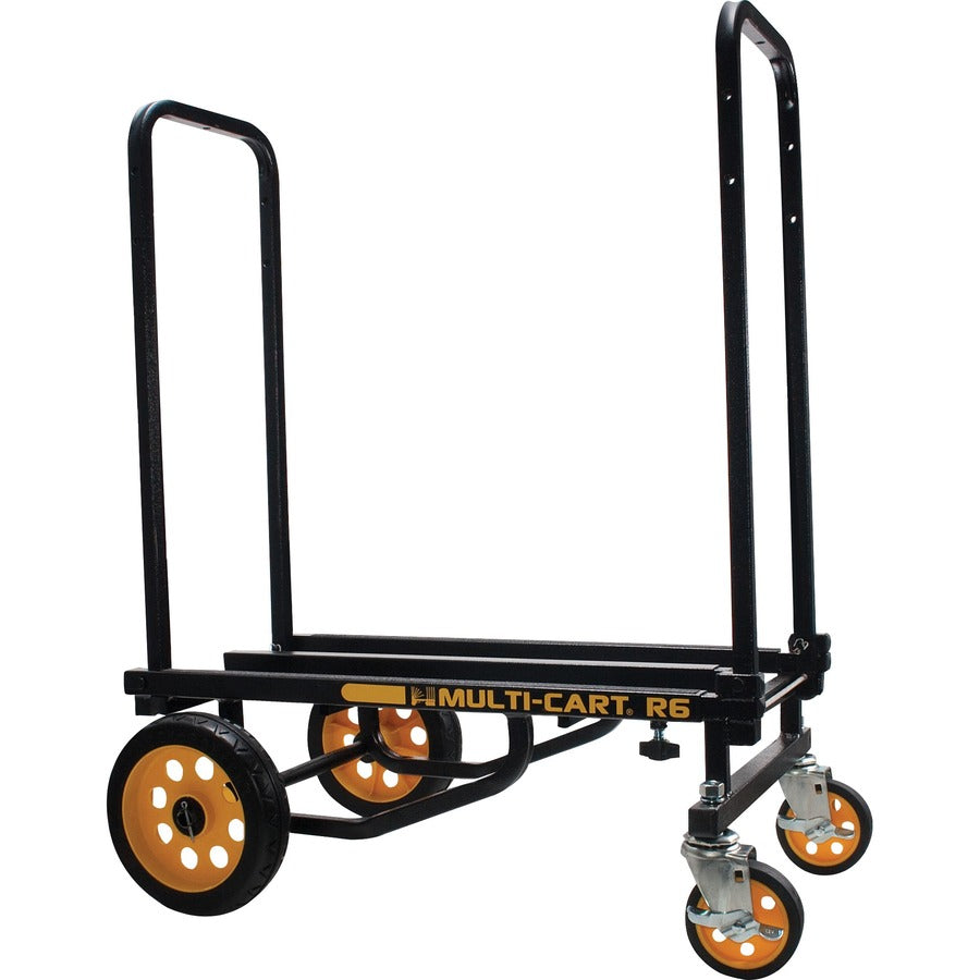 Multi-Cart 8-in-1 Cart - 500 lb Load Capacity - 4 Casters - 8" , 4" Caster Size - Metal - 17.50" Width x 42.50" Depth x 33.62" Height - Black - 1 Each