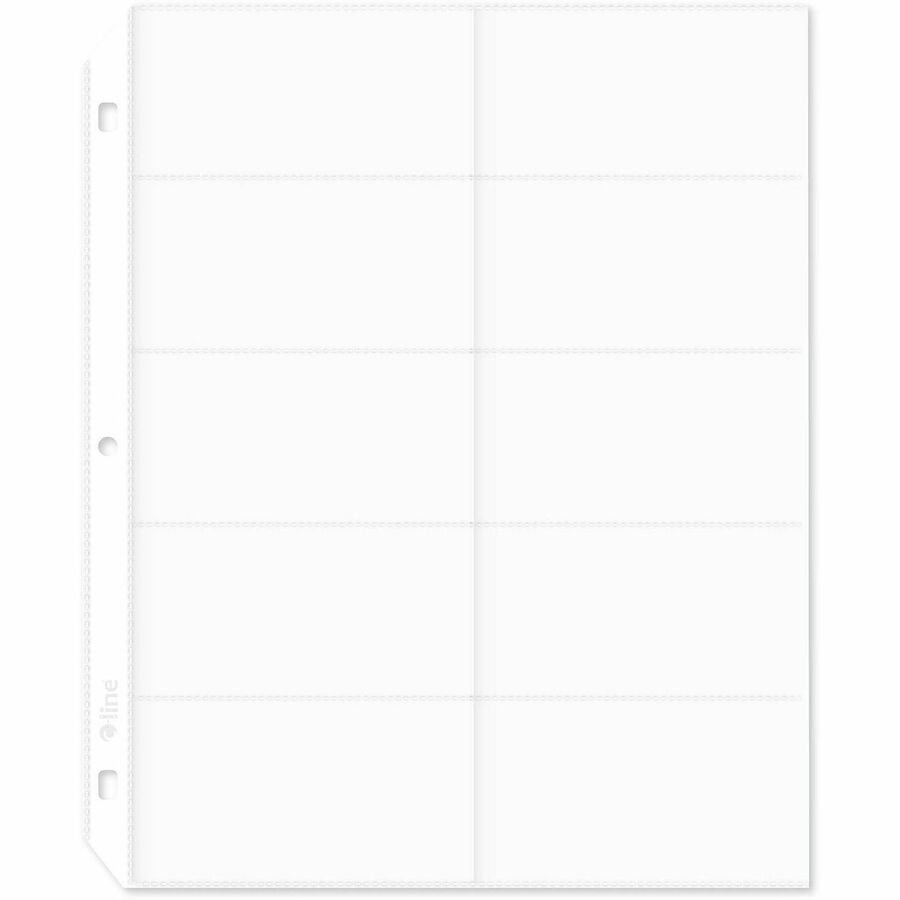 C-Line Business Card Refill Pages