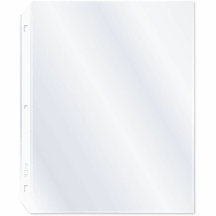 C-Line High-Capacity Top-Loading Sheet Protectors - 50 x Sheet Capacity - For Letter 8 1/2" x 11" Sheet - Clear - Polypropylene - 25 / Box