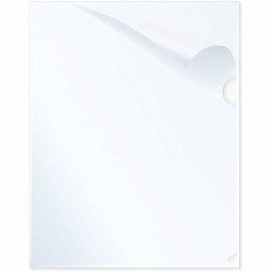 C-Line Letter Project File - 8 1/2" x 11" - Vinyl - Clear - Heavyweight Cover - 50 / Box