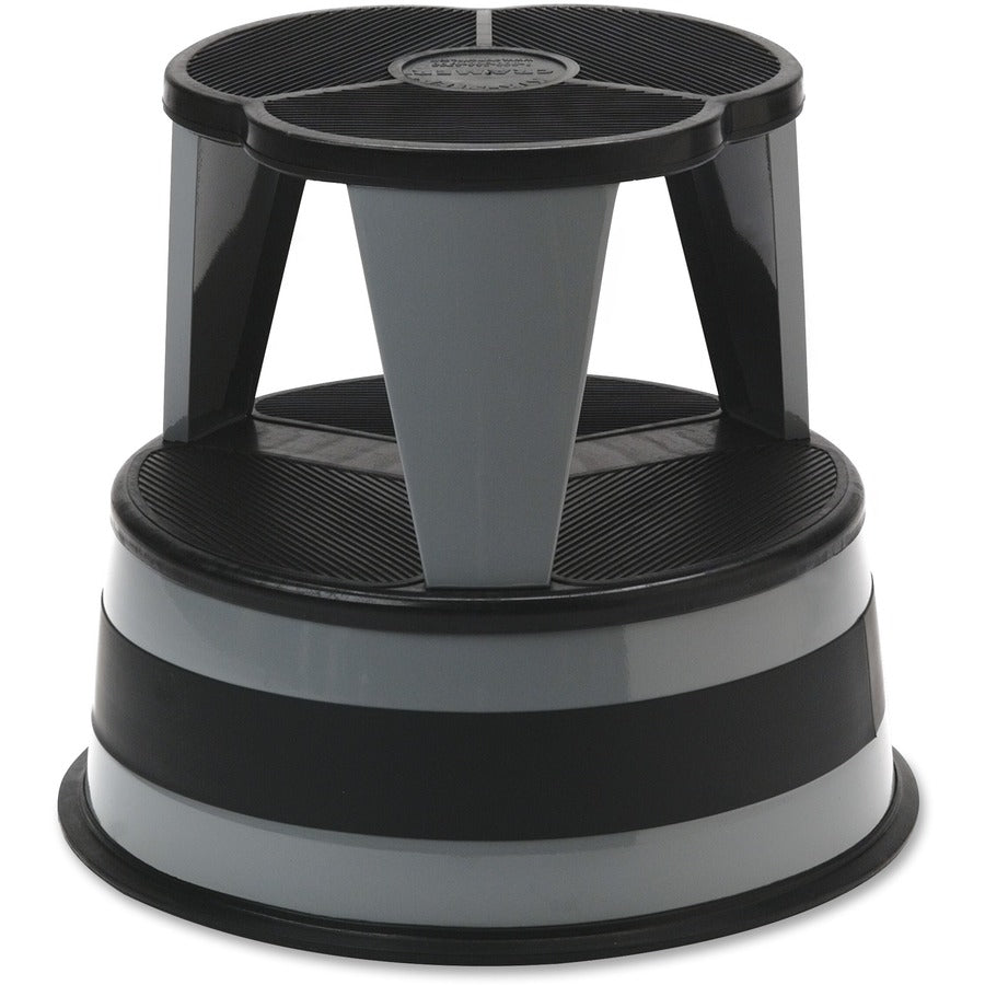 Kik-Step Original All-Steel Stool - 2 Step - 350 lb Load Capacity14" Height - Gray
