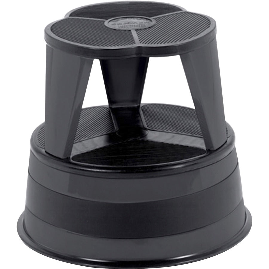 Kik-Step Original All-Steel Stool - 2 Step - 350 lb Load Capacity14" Height - Black