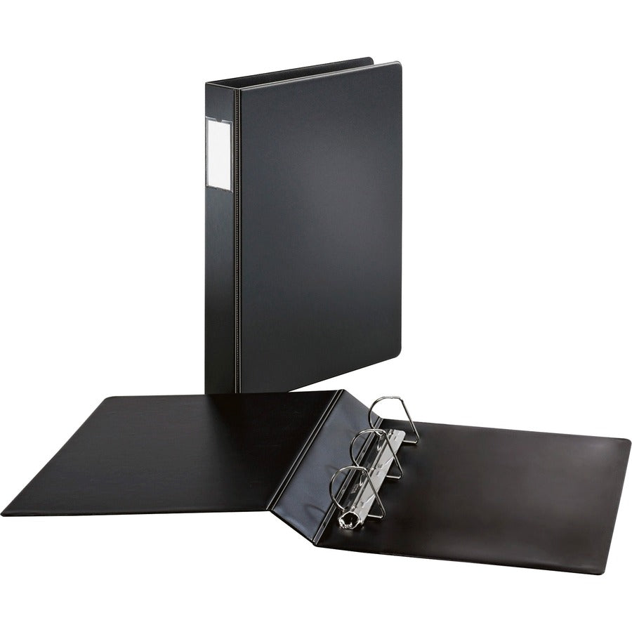 Cardinal®, Legal-Size Slant-D Binder - 2" Binder Capacity - Legal - 8 1/2" x 14" Sheet Size - 540 Sheet Capacity - 1 1/2" Spine Width - 3 Ring - Fastener: D-Ring - Vinyl - Black - 1.72 lb - Label Holder, Hinged, Heavyweight - 1 Each