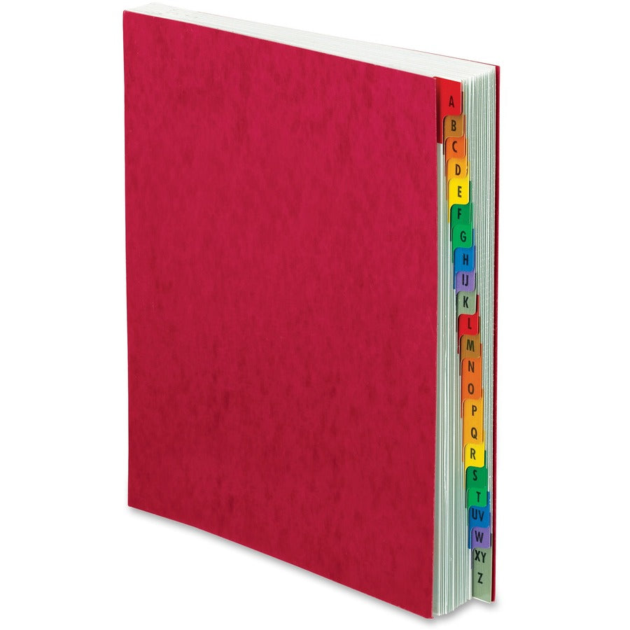Pendaflex A-Z Oxford Desk File/Sorters - 20 Printed Tab(s) - Character - A-Z - Red Divider - Multicolor Mylar Tab(s) - 65% Recycled - Moisture Resistant, Soil Resistant, Reinforced Gusset - 1 Each