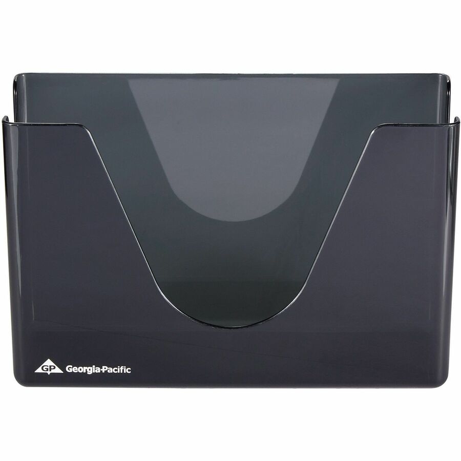 Georgia-Pacific Countertop C-Fold/M-Fold Paper Towel Dispenser - C Fold, Multifold Dispenser - 7" Height x 11" Width x 4.4" Depth - Plastic - Smoke - Durable, Washable - 1 Each