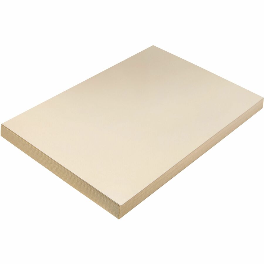 Pacon Tagboard - Craft, Art - 12" Width x 18" Length - Manila - 1 Pack