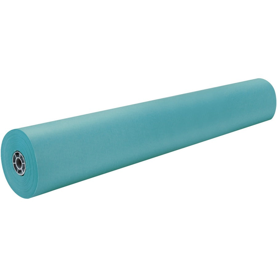 Rainbow Kraft Colored Kraft Duo-Finish Kraft Paper - ClassRoom Project - 36" Width x 1000 ft Length - Blue - Kraft - 1 Roll