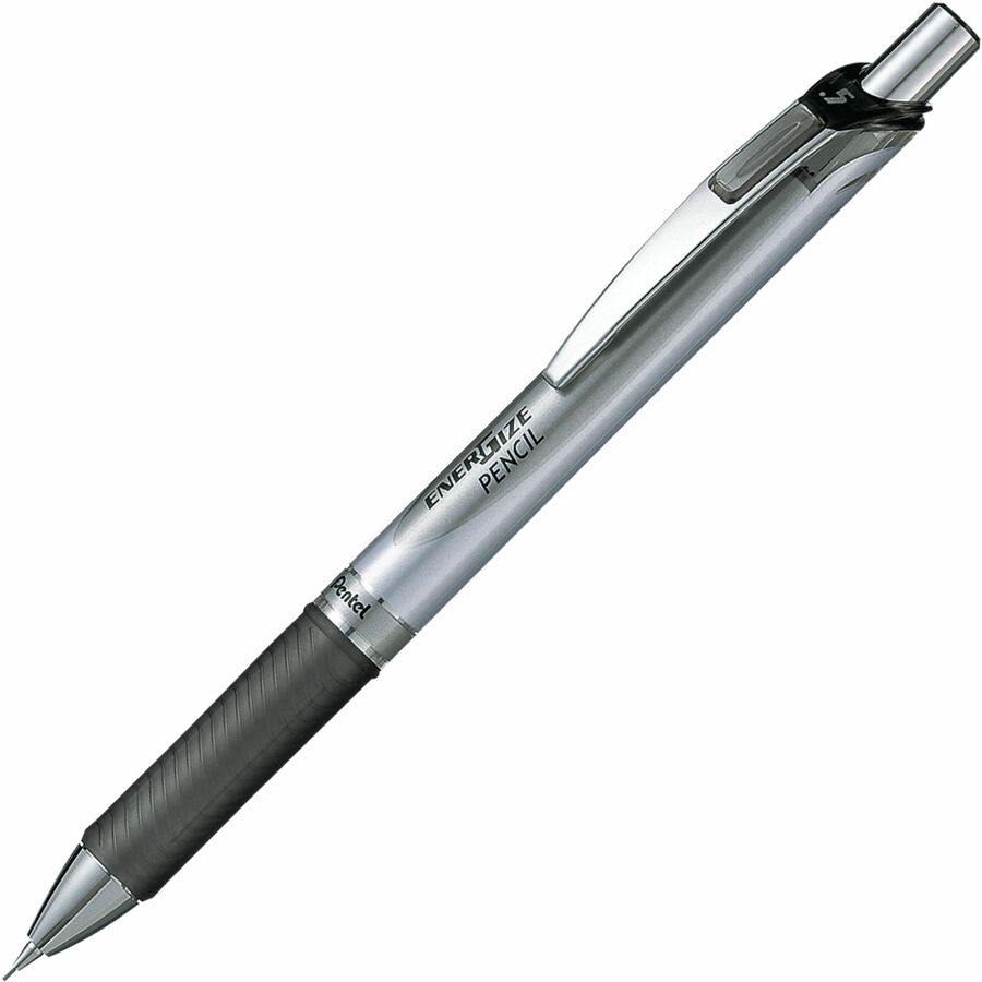Pentel EnerGize Mechanical Pencils - 0.5 mm Lead - #2 - Refillable - Black Barrel - 12 / Dozen