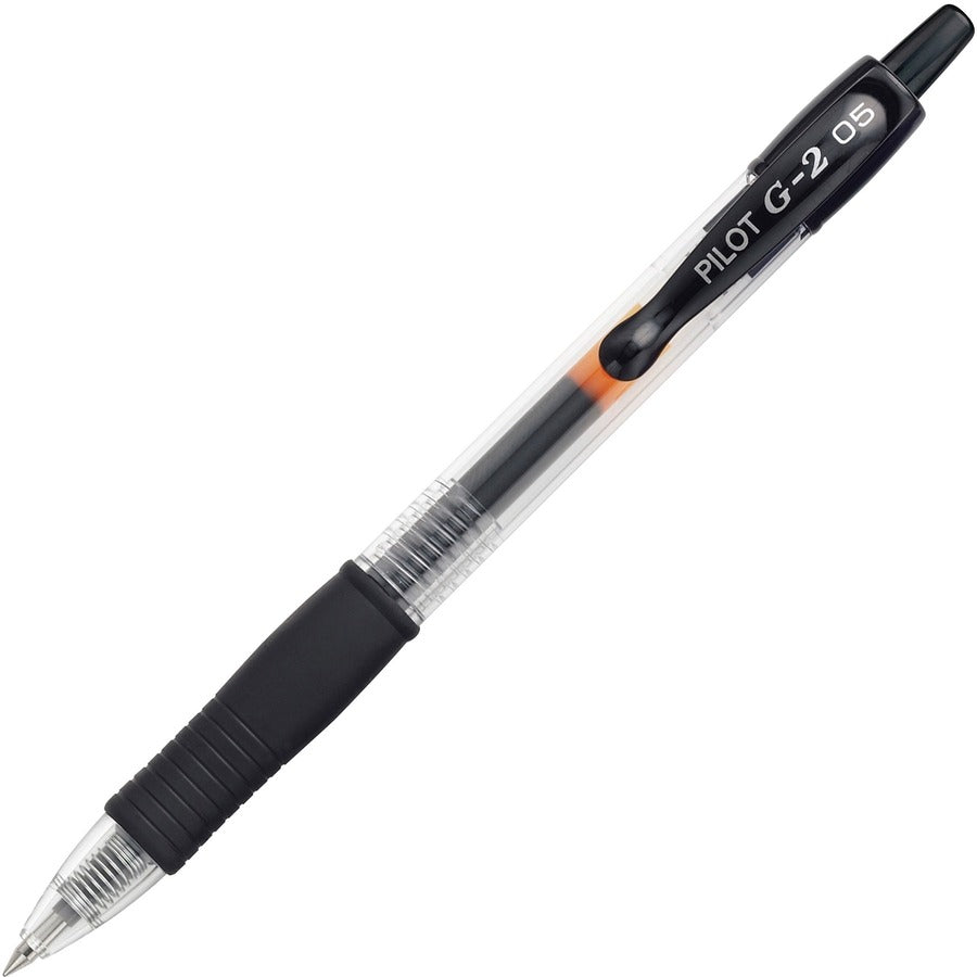 G2 Premium Gel Ink Retractable Pen - Refillable - Retractable - Black Ink - Gel-based - Translucent Barrel - 12 / Dozen