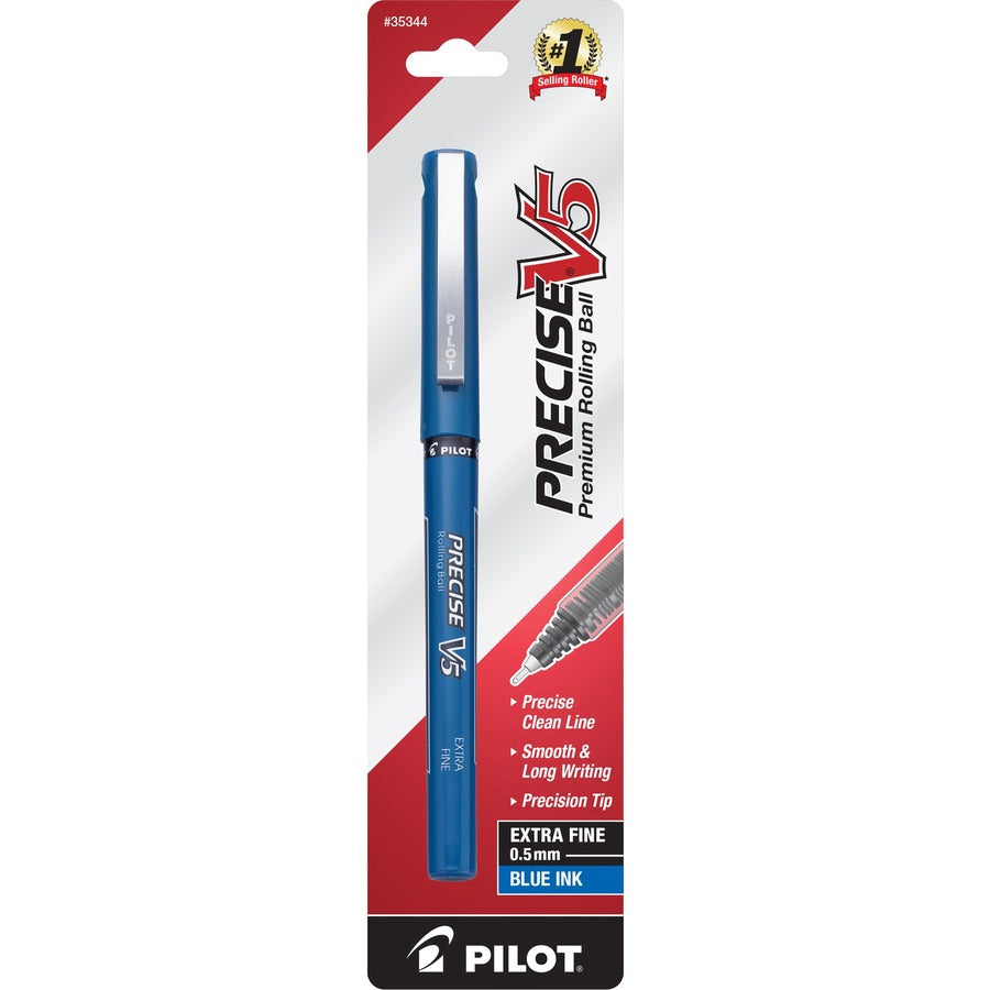 Pilot Precise V5 Premium Rolling Ball Pen - Blue Ink - 1 Pack