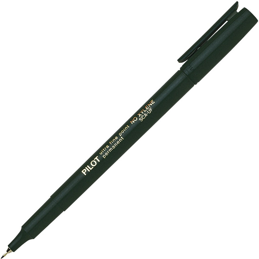 Pilot Extra-Fine Point Markers - Black Ink - Black Barrel - 1 Each