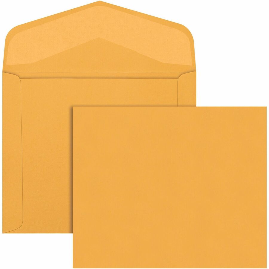 Quality Park 10 x 12 Extra Heavyweight Document Mailers - Catalog - 10" Width x 12" Length - 50 lb - Gummed - Kraft - Kraft - 100 / Box