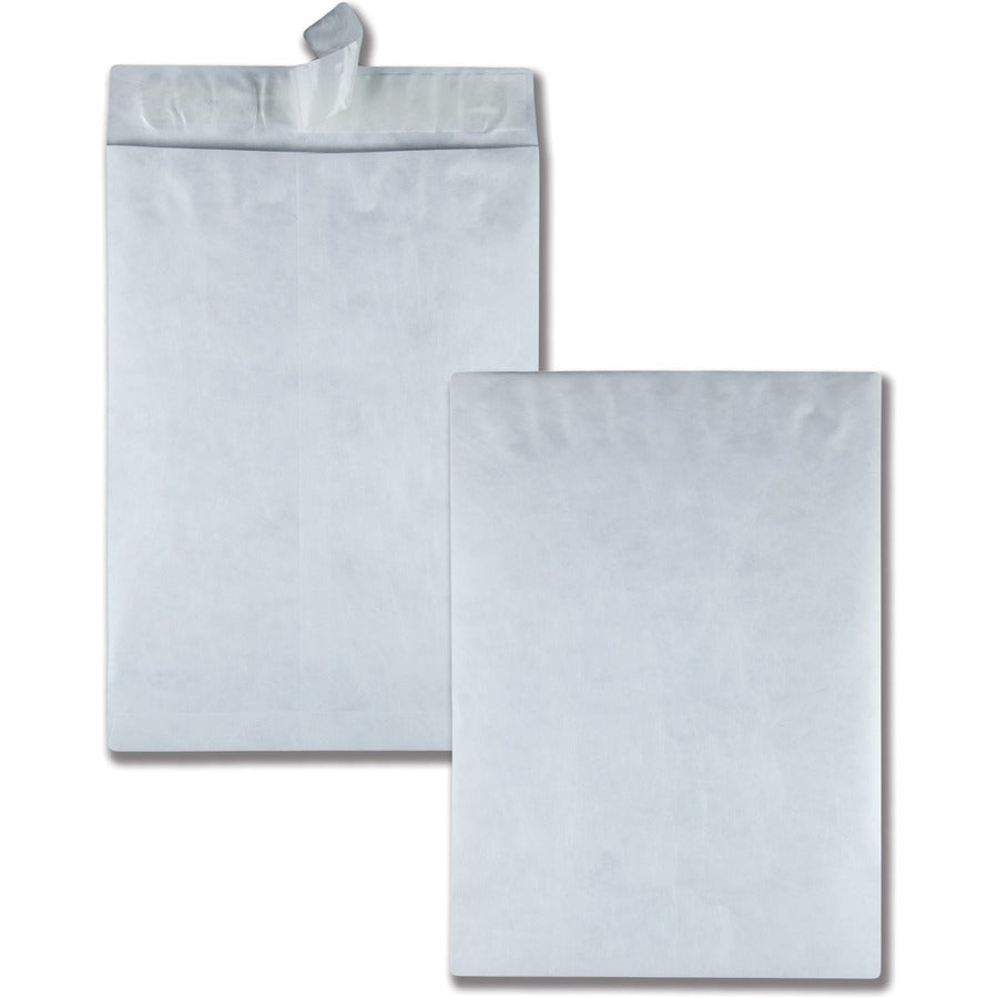 Survivor®, 13 x 19 DuPont Tyvek Catalog Mailers with Self-Seal Closure - Catalog - 13" Width x 19" Length - 18 lb - Peel & Seal - White - Tyvek - 25 / Box