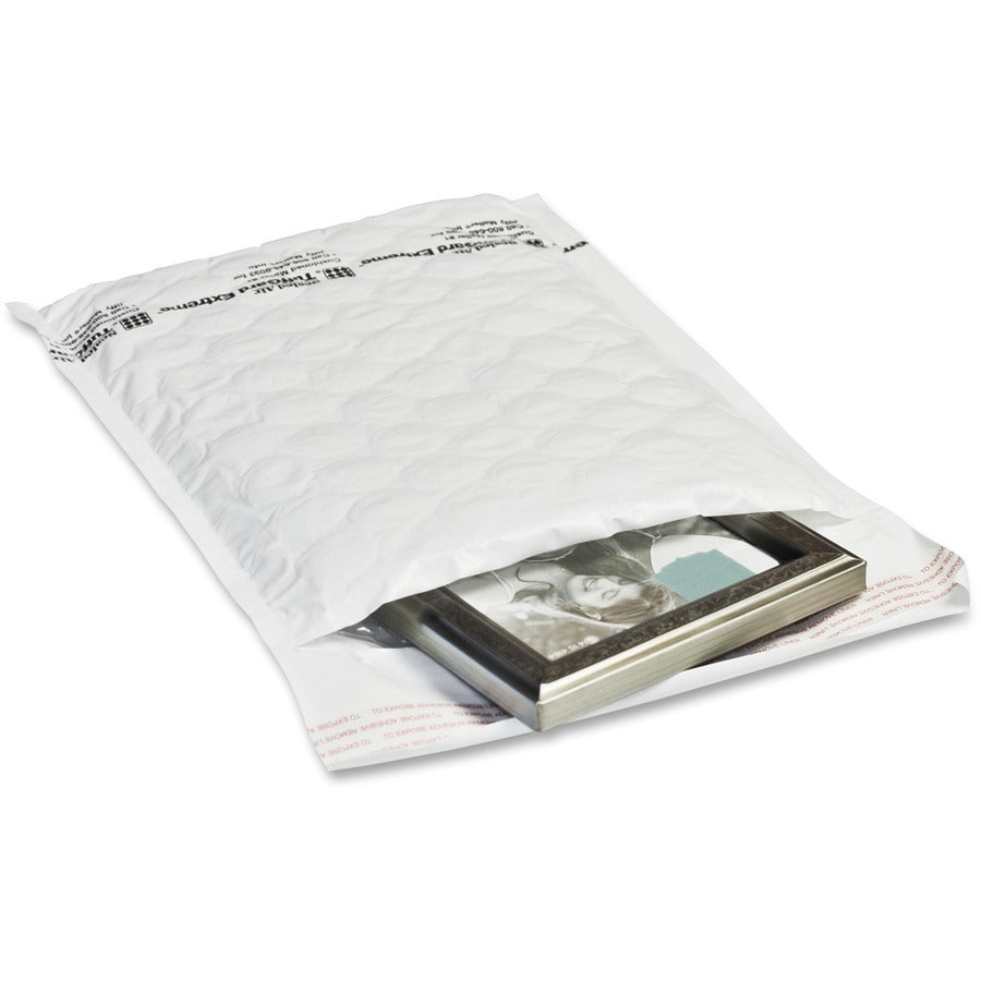 Sealed Air TuffGuard Extreme Cushioned Mailers - Bubble - #4 - 9 1/2" Width x 14 1/2" Length - Peel & Seal - White - 50 / Carton