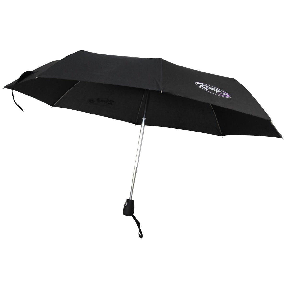 Kemp USA Automatic Travel Umbrella, Auto Open / Close, Compact, Black