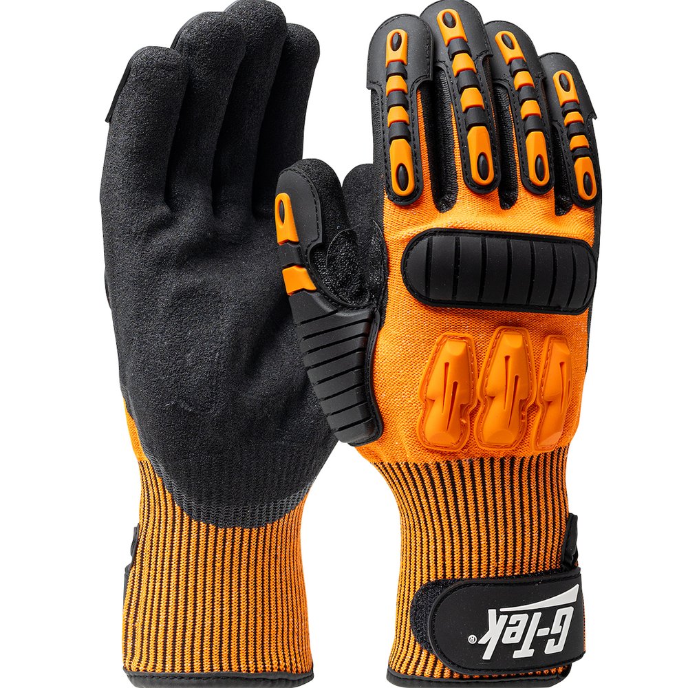 G-Tek by PIP Tuffmax 5 13G Orange GLVA4/M0 (Pair)