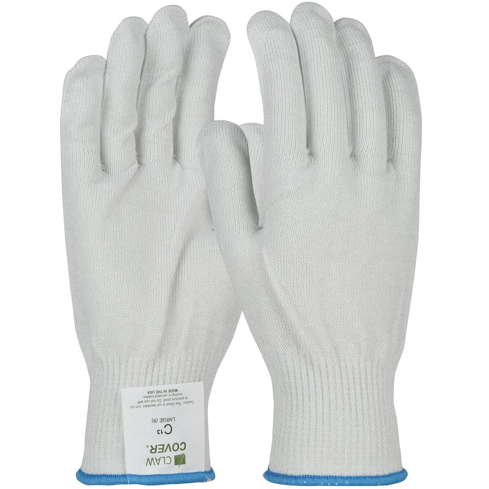 PIP Knit HPPE/STAIN.STEEL Glove Lite WGT WHT S, 12/Dozen