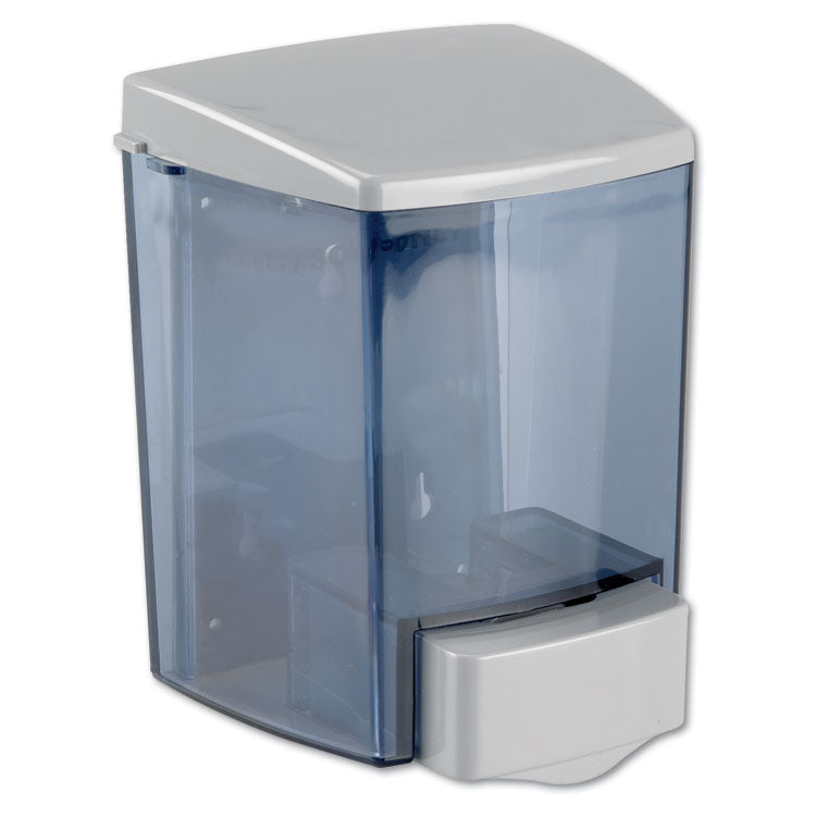Encore Bulk Foam Soap Dispenser, 30 oz, 4.5 x 4 x 6.25, Gray/Clear