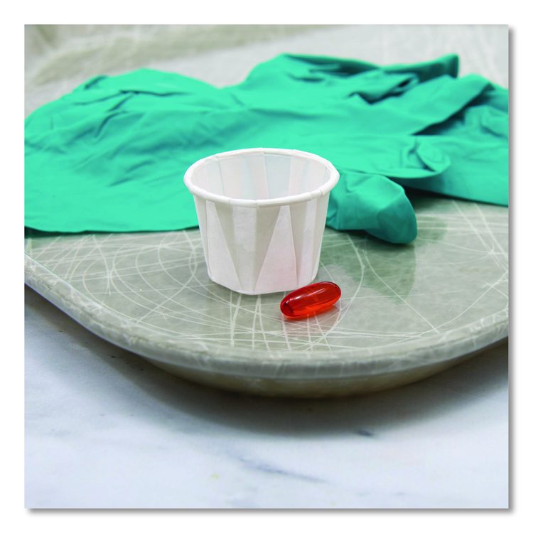 Paper Portion Cups, ProPlanet Seal, 1 oz, White, 250/Bag, 20 Bags/Carton