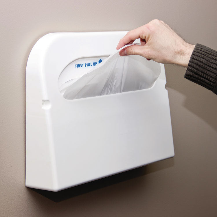 Health Gards Toilet Seat Covers, 14.25 x 16.5, White, 250/Pack, 20 Packs/Carton