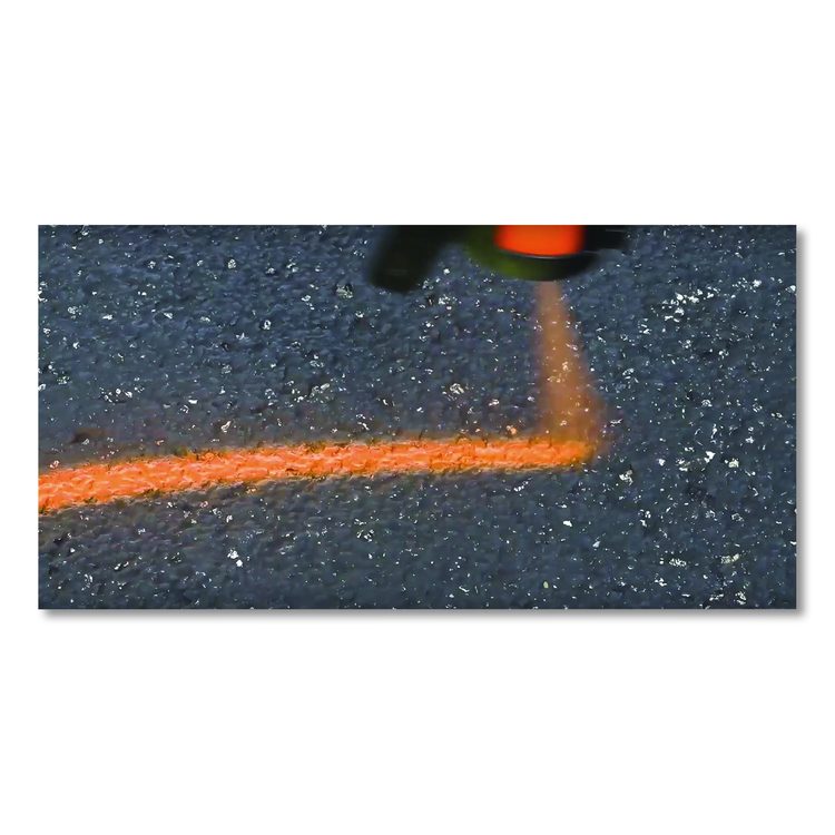 Industrial Choice M1800 System Water-Based Precision Line Marking Paint, Flat Safety Red, 17 oz Aerosol Can, 12/Carton