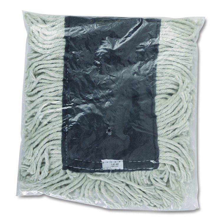 Disposable Dust Mop Head, Cotton, 18w x 5d