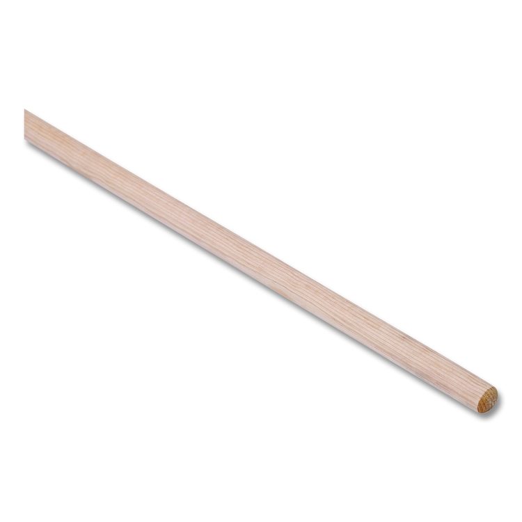 Cotton Deck Mop, #16 White Cotton Head, 50" Wood Handle, 12/Carton