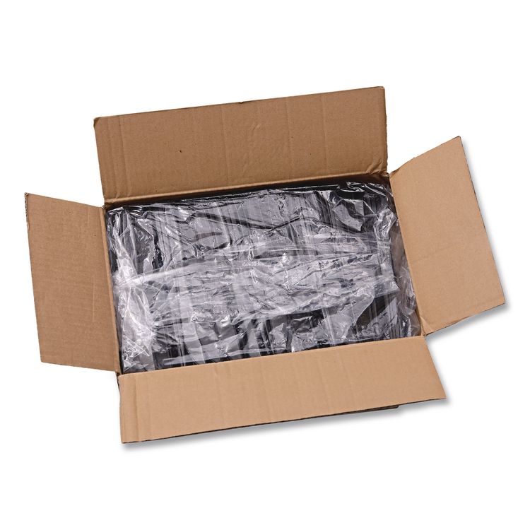 Heavyweight Polypropylene Cutlery, Knife, Plastic, Black, 1,000/Carton