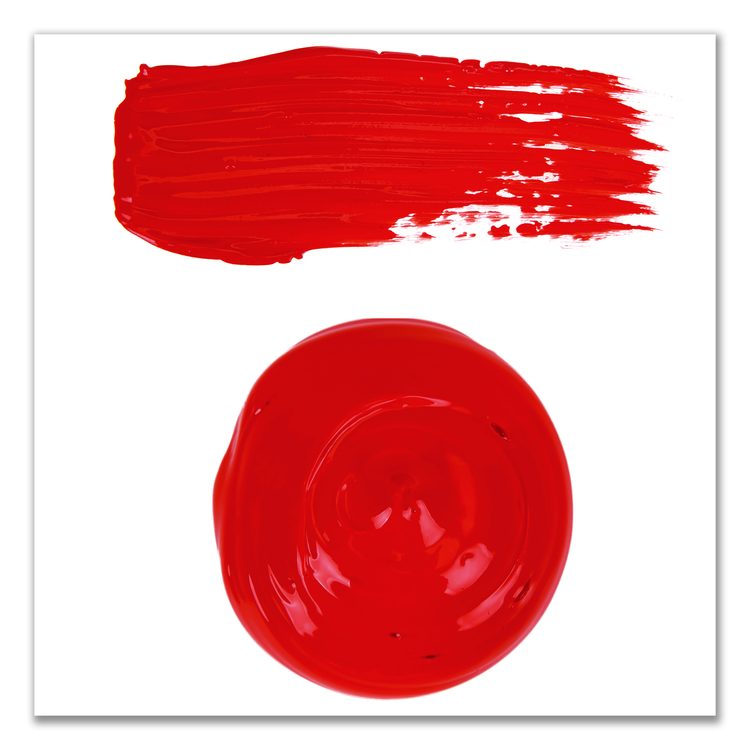 Washable Paint, Red, 16 oz Bottle