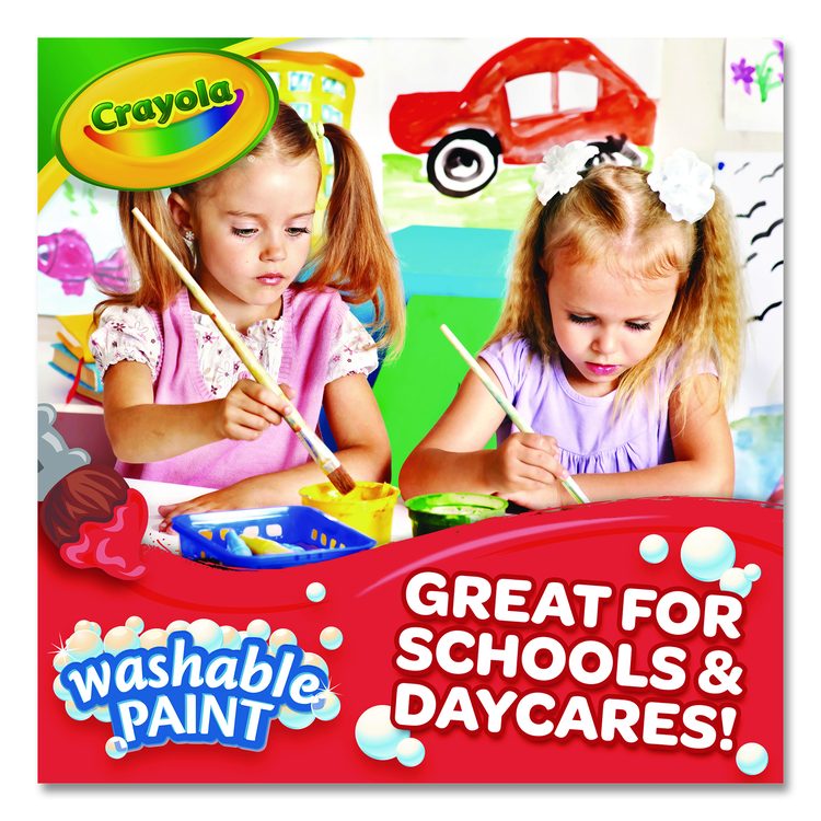Washable Paint, Blue, 16 oz Bottle