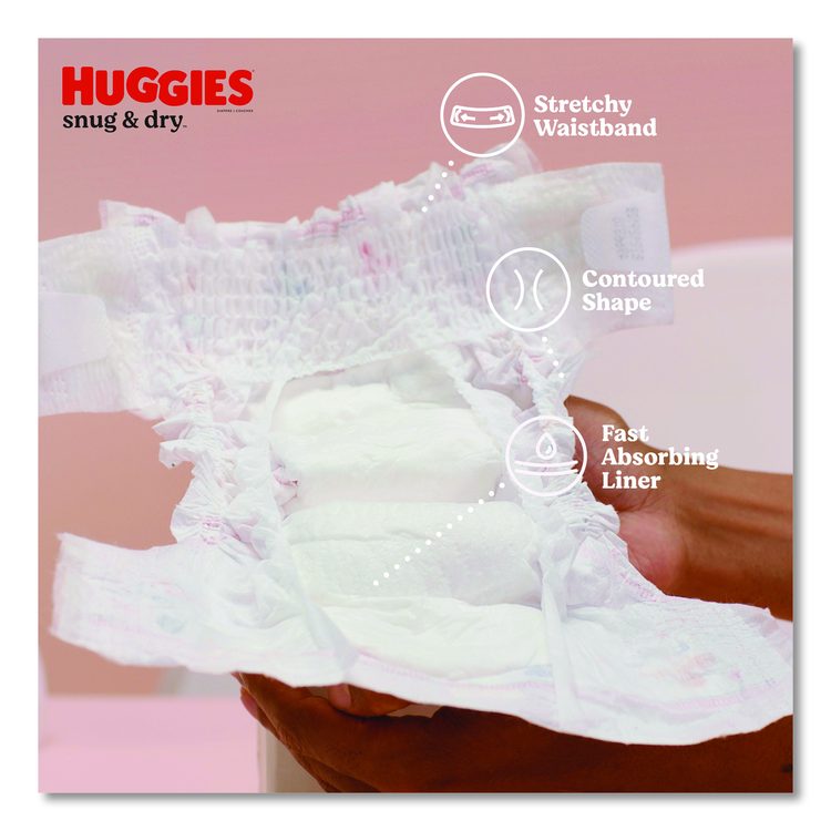 Snug and Dry Diapers, Size 6, 35 plus lbs, 112/Carton