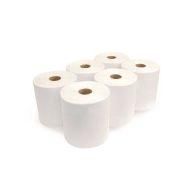 Boardwalk Green Universal Roll Towels - Natural White, 1-Ply, 8" x 800 ft, 6 Rolls/Carton, 55 Cartons/Pallet