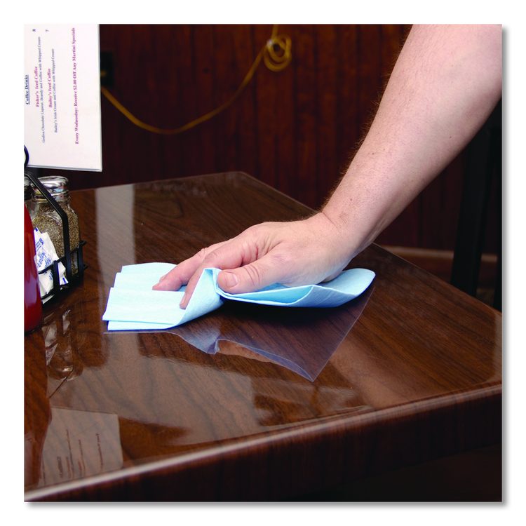 Deluxe Foodservice Wiper, 1-Ply, 13 x 21, Blue, 150/Carton