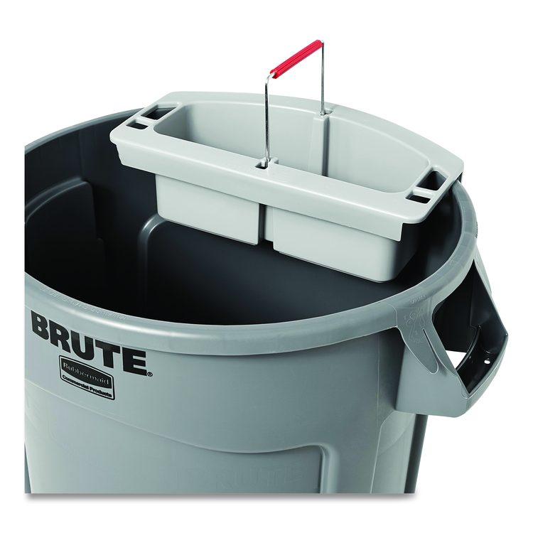 Maid Caddy, Two Compartments, 16 x 9 x 5, Gray
