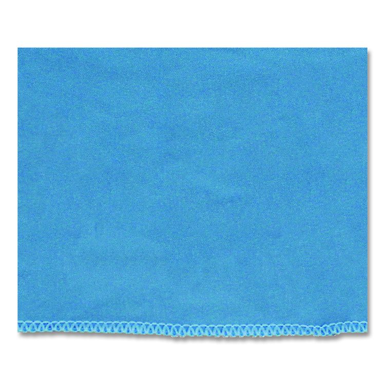 Lightweight Microfiber Cloths, 16 x 16, Blue, 12/Pack, 18 Packs/Carton