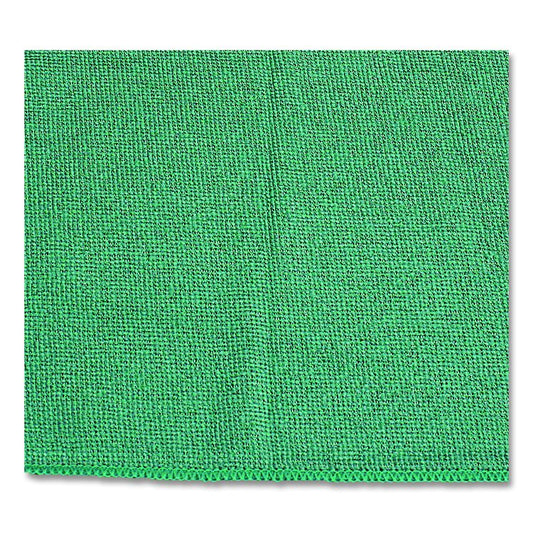 Lightweight Microfiber Cloths, 16 x 16, Green, 240/Carton