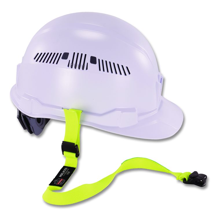 Squids 3155 Elastic Lanyard with Clamp, 2 lb Max Working Capacity, 18"-48" Long, Lime, 10/Pack