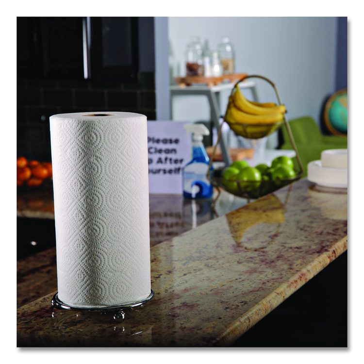 Kitchen Roll Towel, 2-Ply, 11 x 8.5, White, 250/Roll, 12 Rolls/Carton