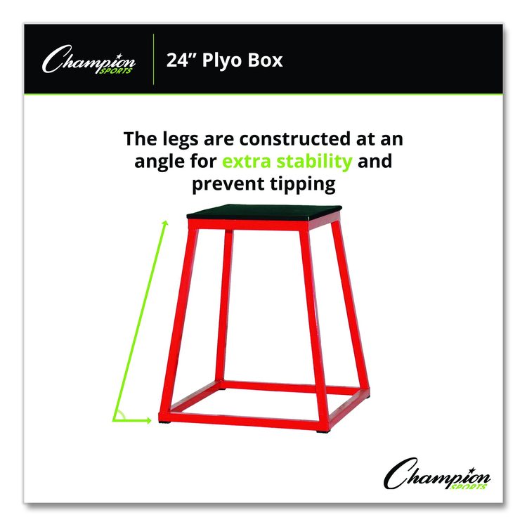 Plyo Box, 24" h, 21 x 21 Base