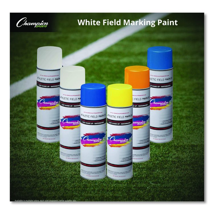 Field Marking Paint, 18 oz Aerosol Spray, White