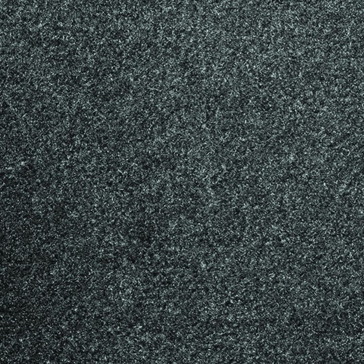 Rely-On Olefin Indoor Wiper Mat, Rectangular, Charcoal Gray Cut Pile Surface, 36" x 48"