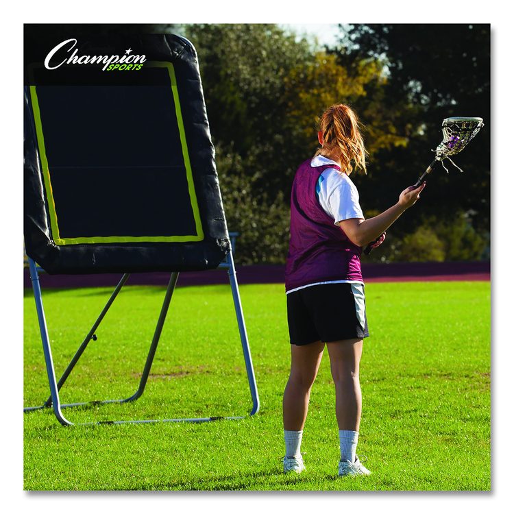 Deluxe Lacrosse Ball Rebounder, 6 ft x 3 ft, 1.5" dia Frame
