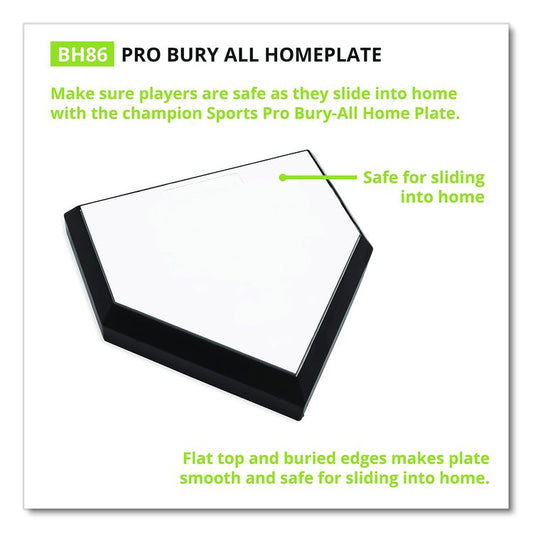 Pro Bury All Homeplate, 20" x 20" x 4"