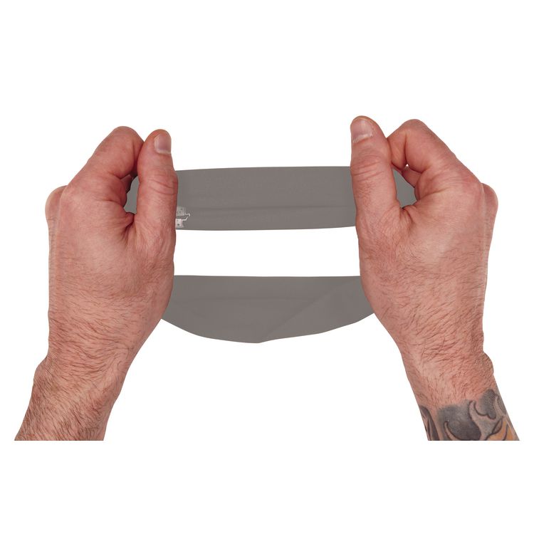 Chill-Its 6634 Performance Knit Cooling Headband, Polyester/Spandex, One Size Fits Most, Gray