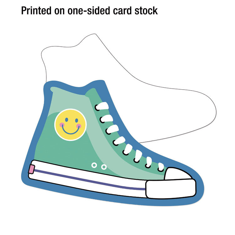 Assorted Colorful Cut-Outs, 36-Piece Set, We Stick Together: Hello School, 6" x 6", Multicolor