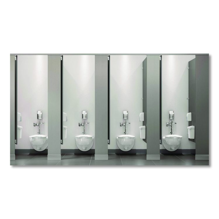 Sanitary Napkin Receptacle with Rigid Liner, Plastic, White