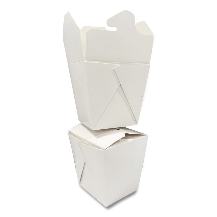 Food Pail, 32 oz, 4 x 3.69 x 4.55, White, Paper, 400/Carton