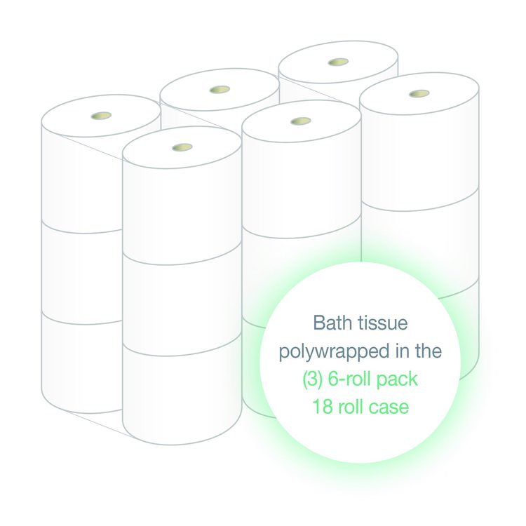 High-Capacity Bath Tissue, 2-Ply, White, 1,500 Sheets/Roll, 18 Rolls/Carton