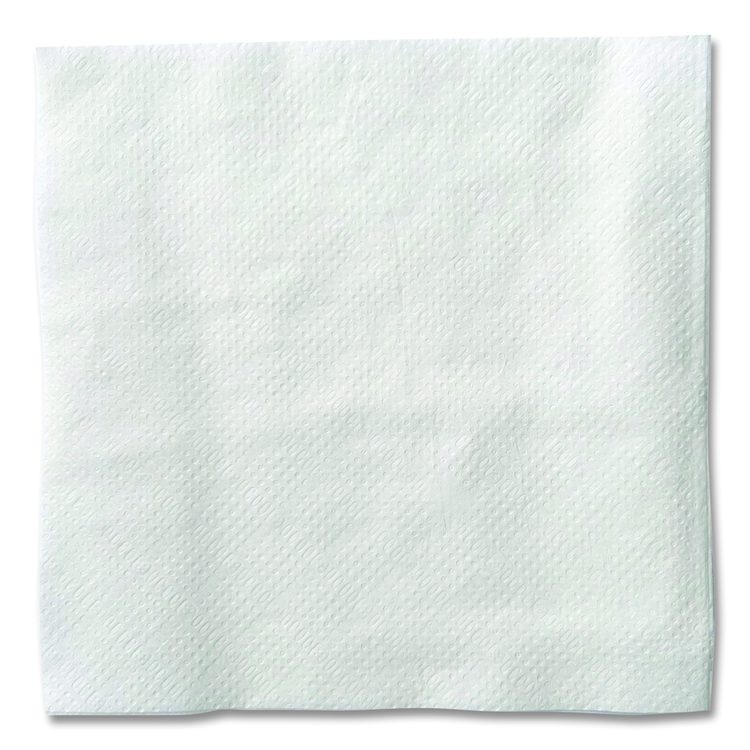 Cocktail Napkins, 1-Ply, 9 x 9, White, 500/Pack, 8 Packs/Carton