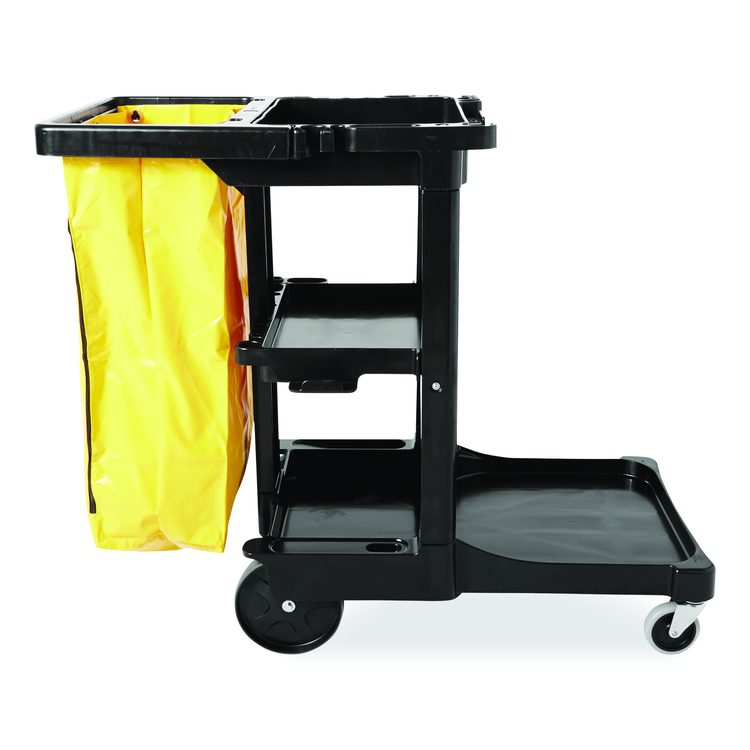 Cleaning Cart Locking Door Kit, Black